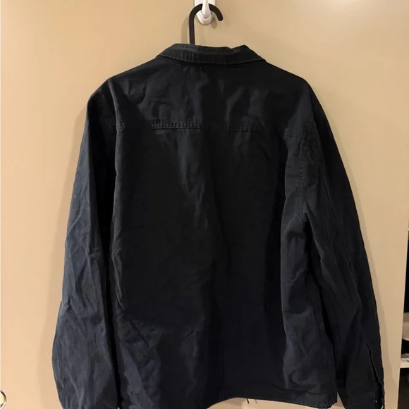 Rails Medium Black Zip/Snap Shirt Jacket - Picture 2 of 3